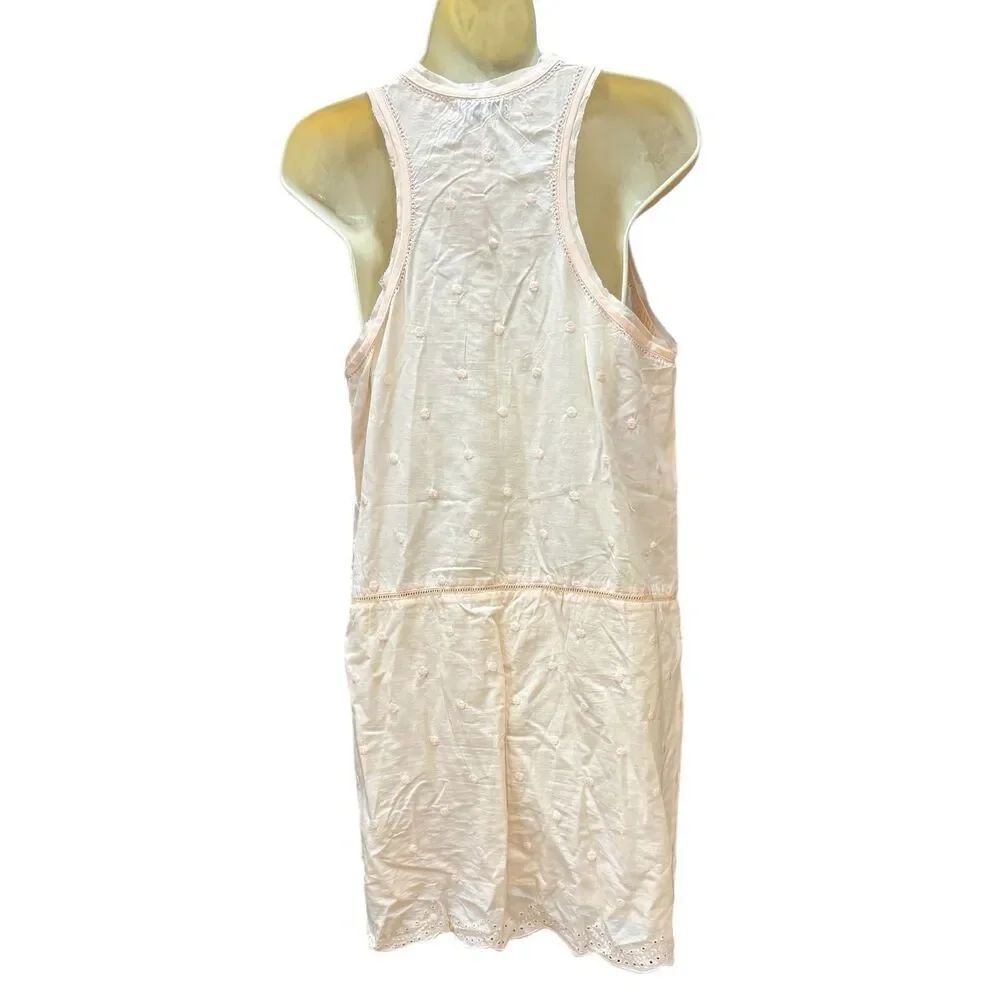 St. Roche Agnes 100% Organic Cotton Dress In Baby Pink Nwt Size Medium — image 3 of 6